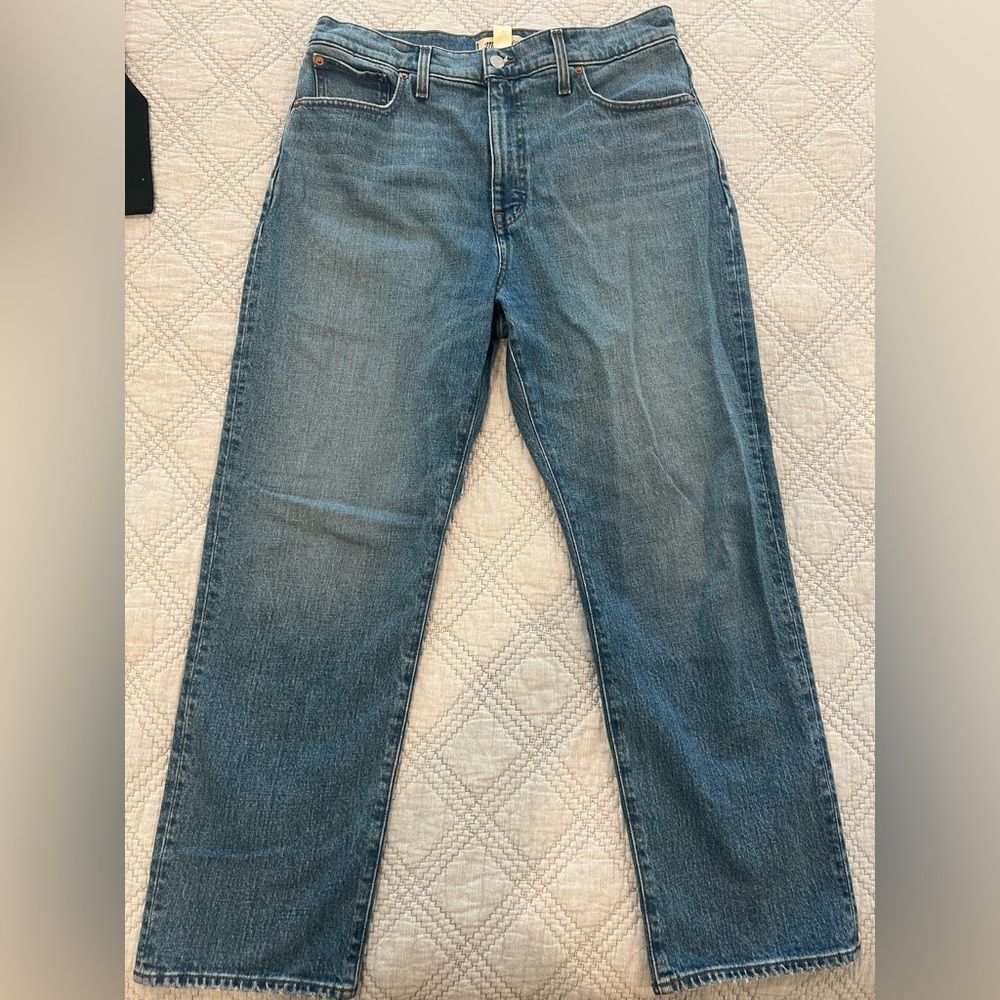 Madewell Women's Straight Leg Jeans - Blue